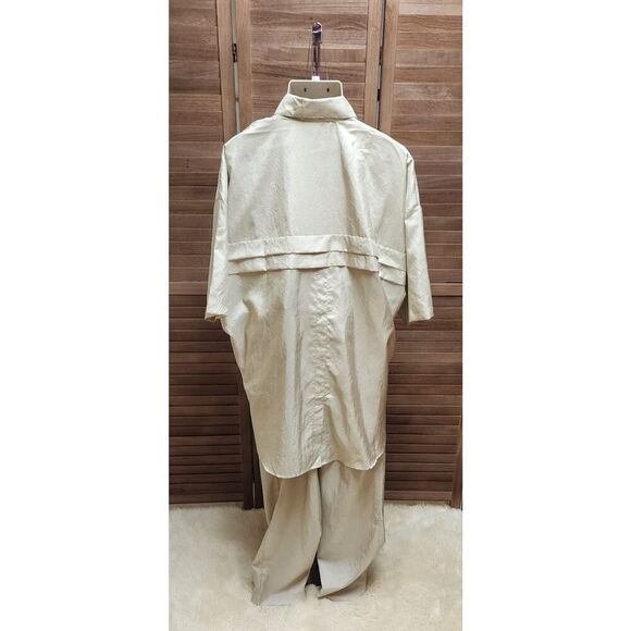 Sandy Sandy Gold Designer Plus Size 24 Pant Suit Vacation Sunny Beach Summer Set - Picture 3 of 7